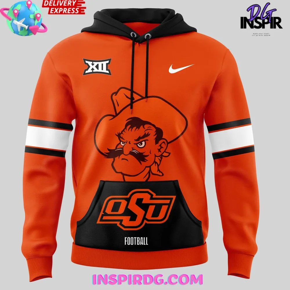 -Oklahoma State Cowboys Football BIG XII 2024 Hoodie