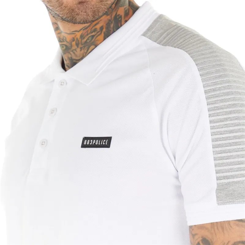 883 Police Mens Starwin Polo White