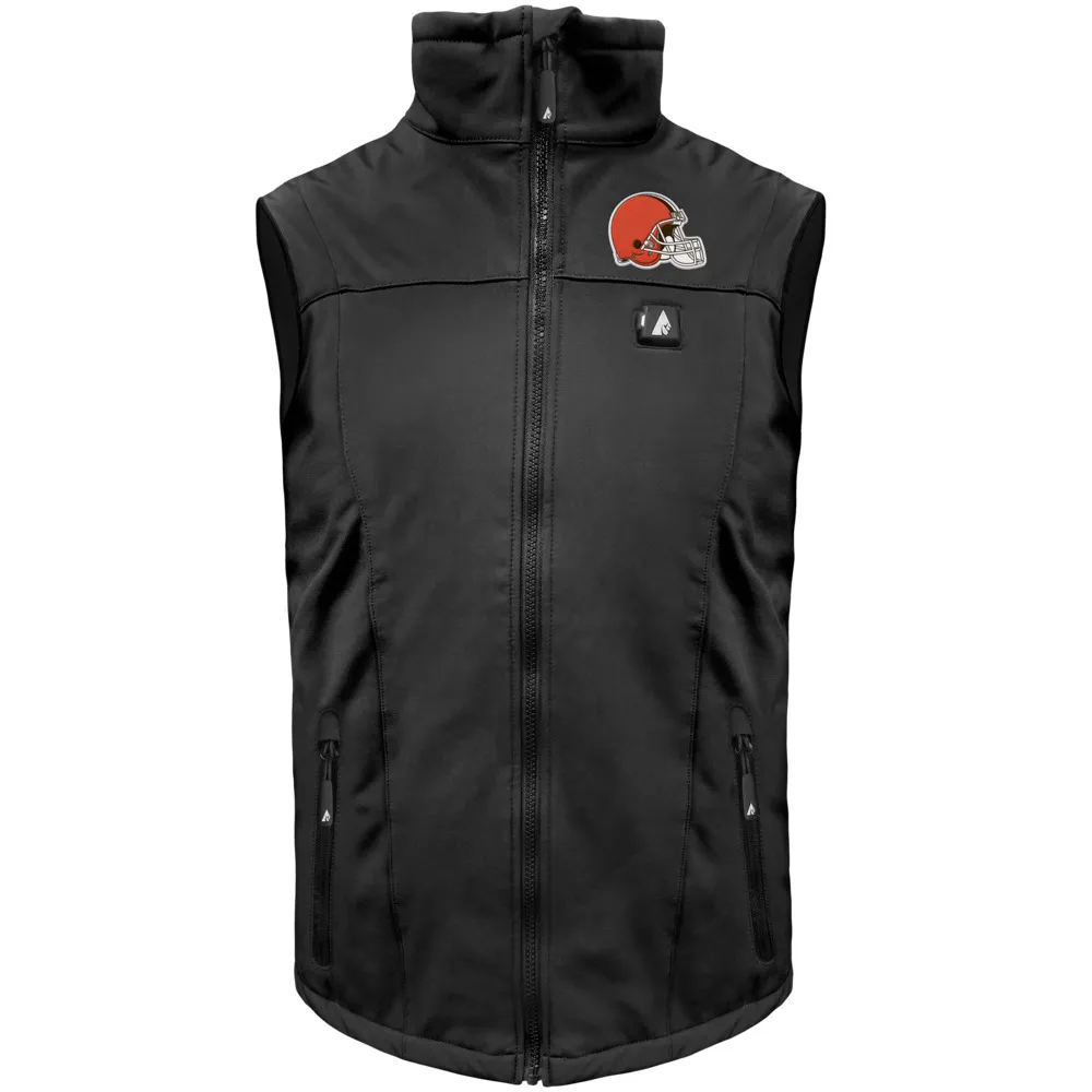 ActionHeat Cleveland Browns 5V Men's Softshell Battery Heated Vest