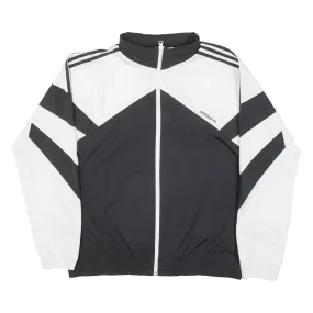 ADIDAS Mens Track Jacket Black Hooded L