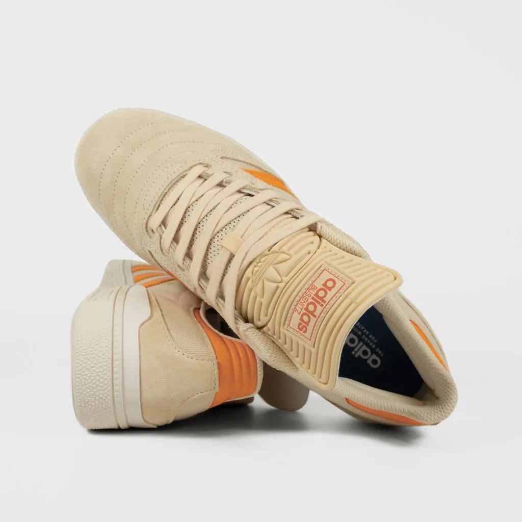 Adidas Skateboarding - Busenitz Shoes - Crystal Sand / Bold Orange / Gold Metallic