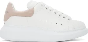 Alexander McQueen White & Pink Oversized Sneakers