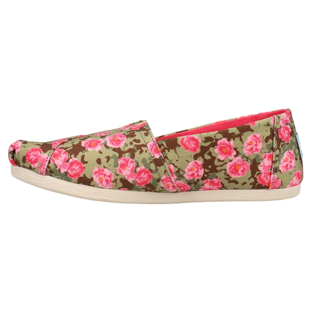 Alpargata Floral Slip On Flats