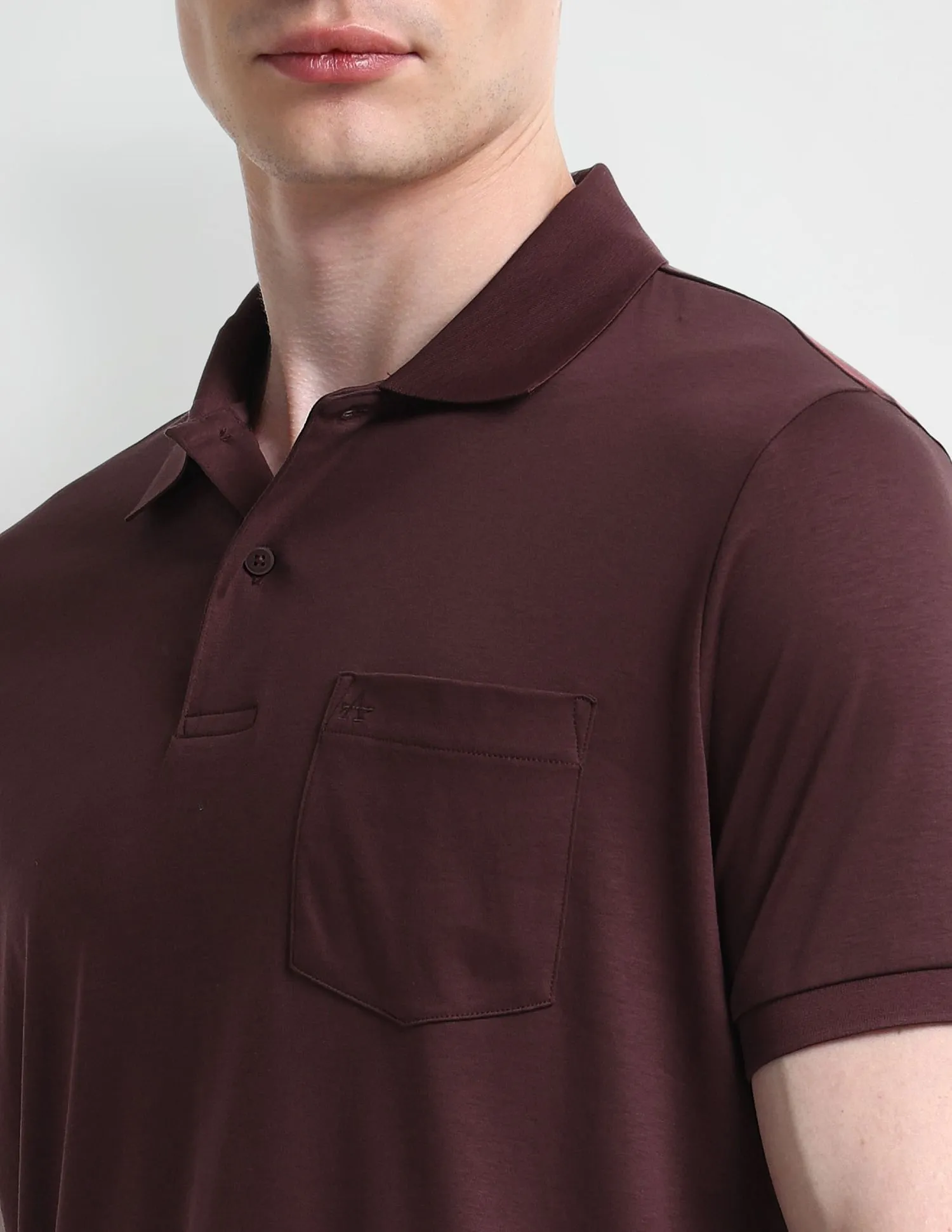 Arrow Solid Short Sleeve Polo Shirt