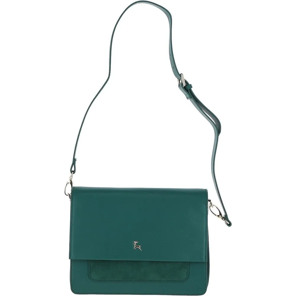 Ashwood Two Sections Shoulder Bag Green: AW0022