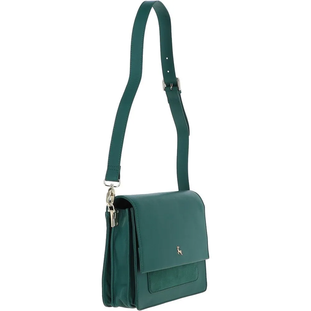 Ashwood Two Sections Shoulder Bag Green: AW0022