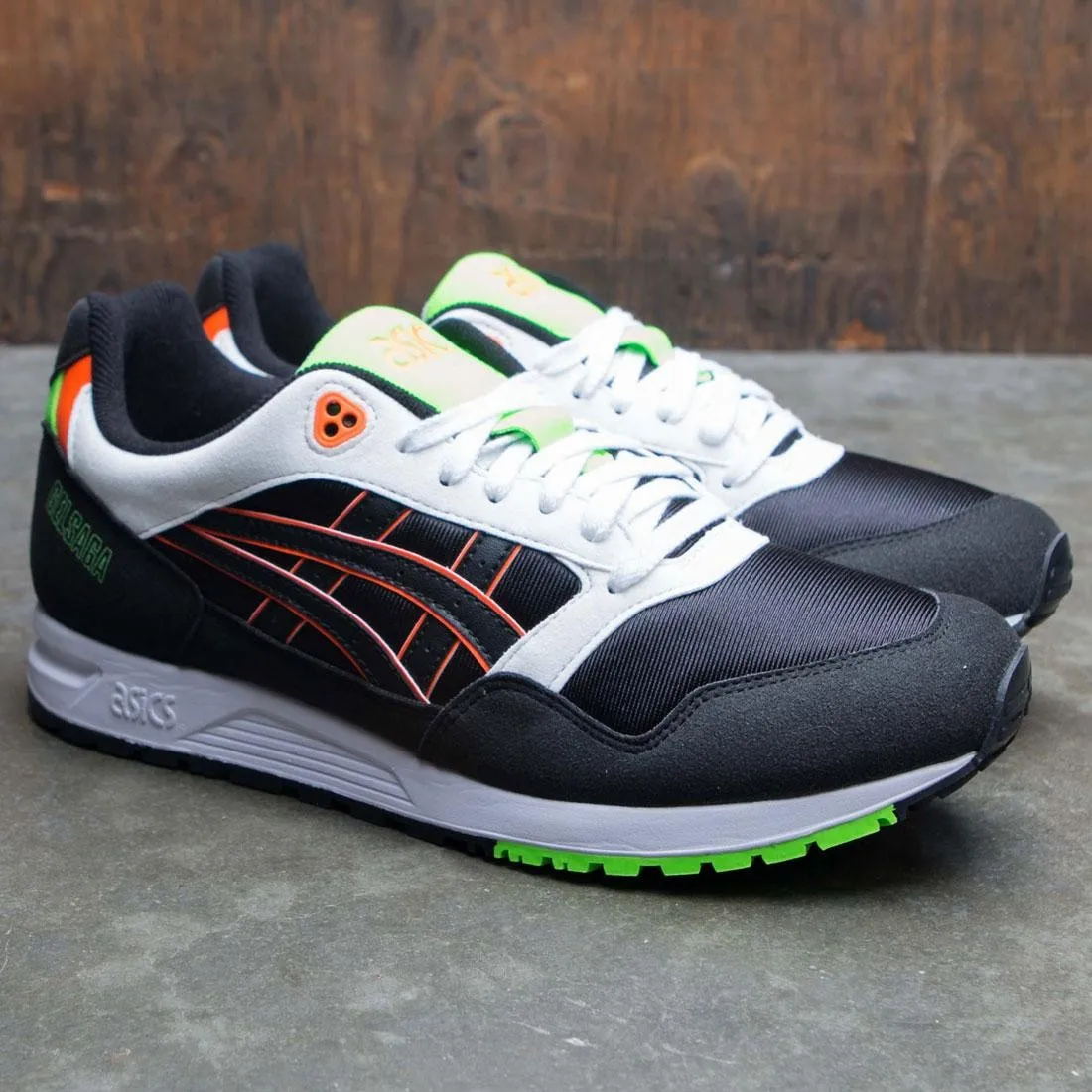 Asics Tiger Men Gel-Saga (black / shocking orange)