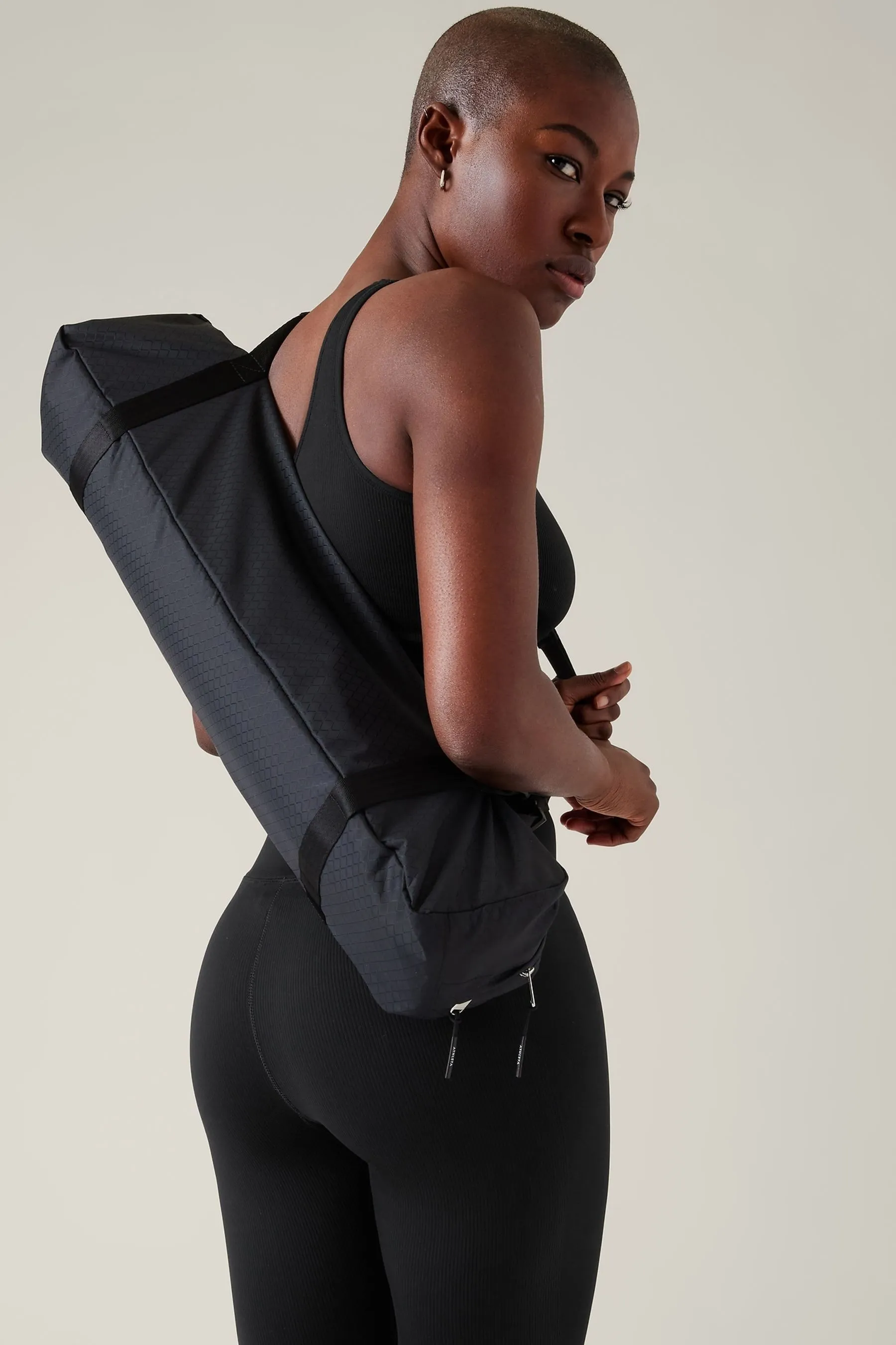 Athleta Black Yoga Mat Bag