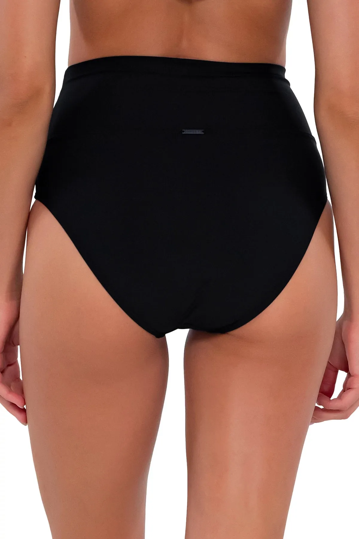 Banded Foldover High Waist Bikini Bottom