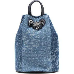 BAPY DENIM PATCHWORK BACKPACK LADIES