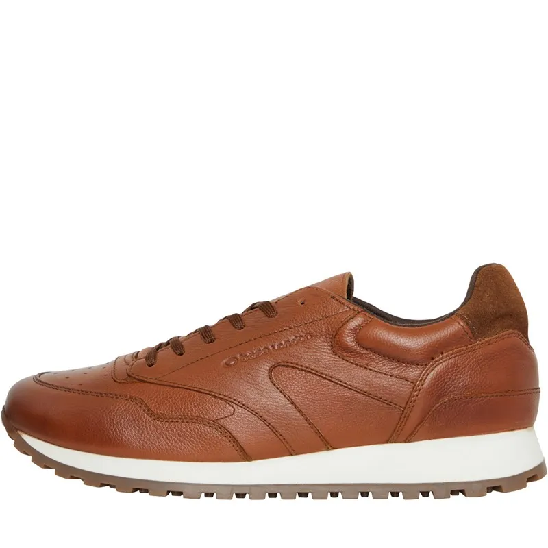 Base London Mens Runner Trainers Tan