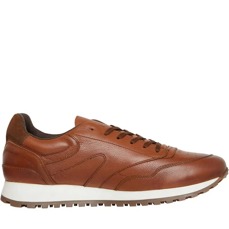 Base London Mens Runner Trainers Tan