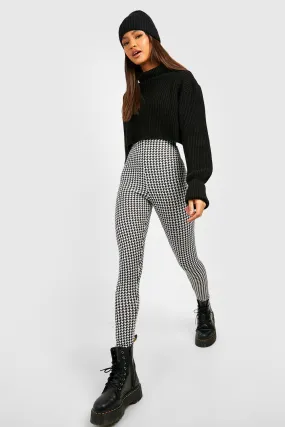 Basic Houndstooth Leggings