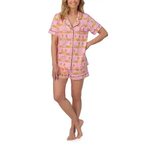 Bedhead PJs Cotton Knit Short Sleeve Short PJ Set