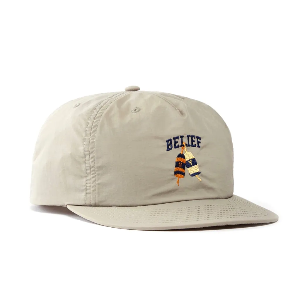 Belief NYC Nylon Buoy Snapback Hat Natural