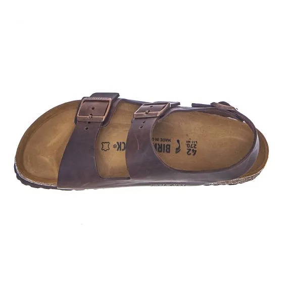 Birkenstock Unisex Milano Habana Brown Sandals - Narrow Fit