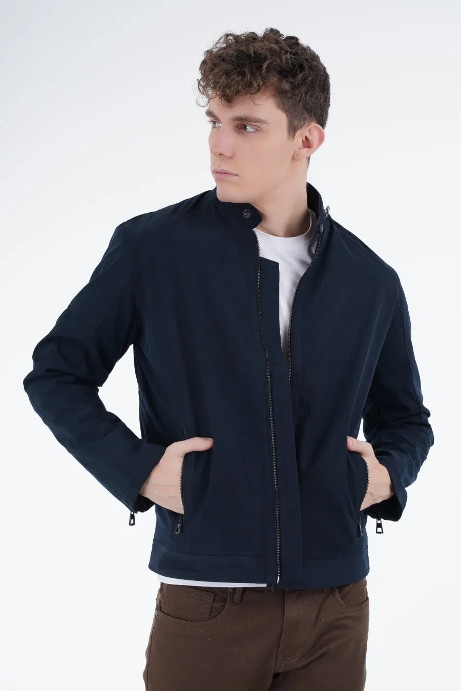 Blue Matt Jacket