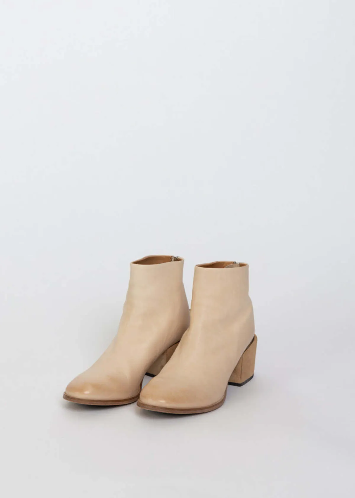 Bone Ankle Boot - Bone