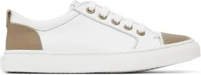 Bonpoint Kids White Basket Archie Sneakers