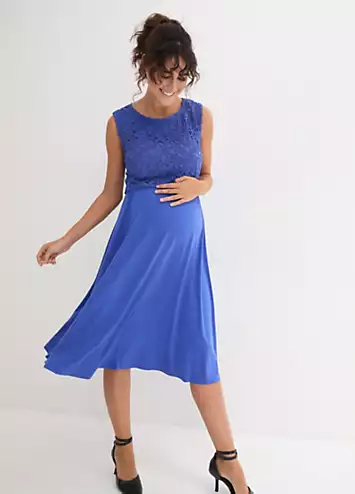 bonprix Sleeveless Maternity Party Dress | Grattan