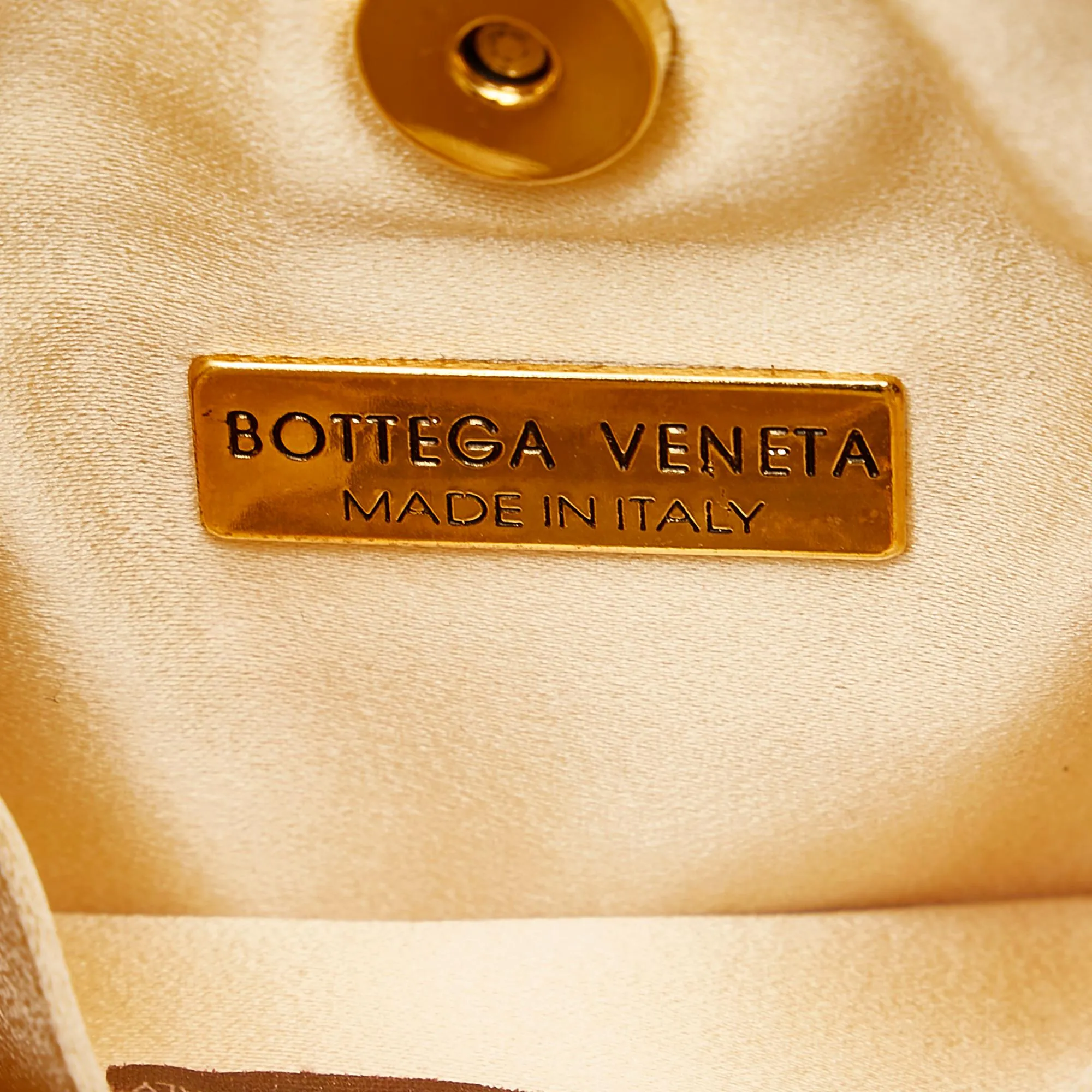 Bottega Veneta Intrecciato Satin Shoulder Bag