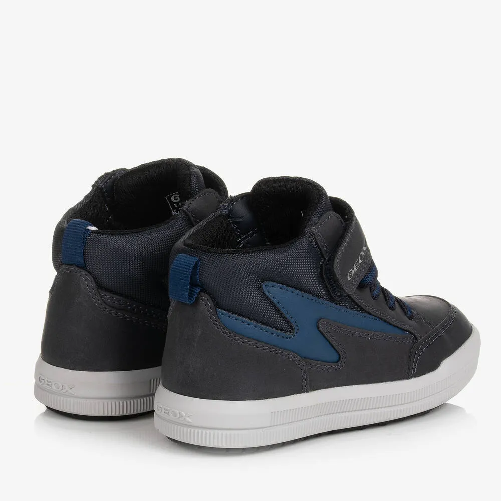 Boys Blue High Top Trainers