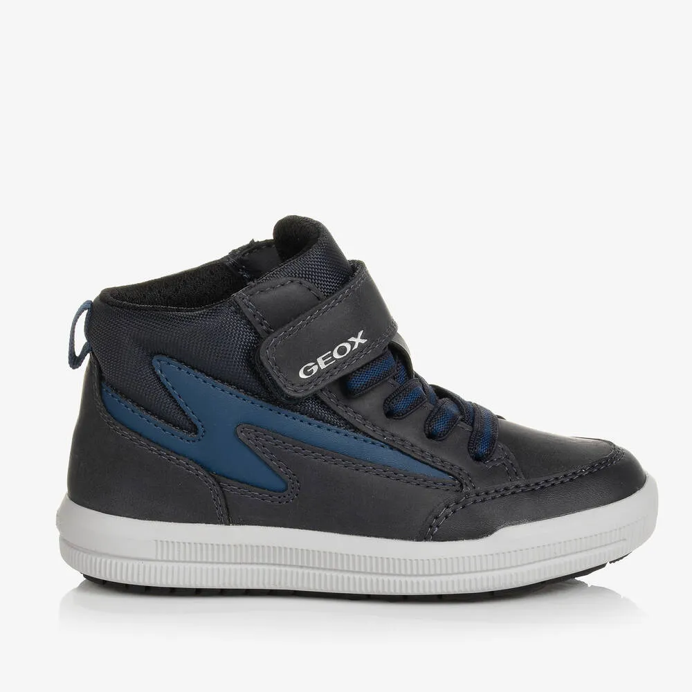 Boys Blue High Top Trainers