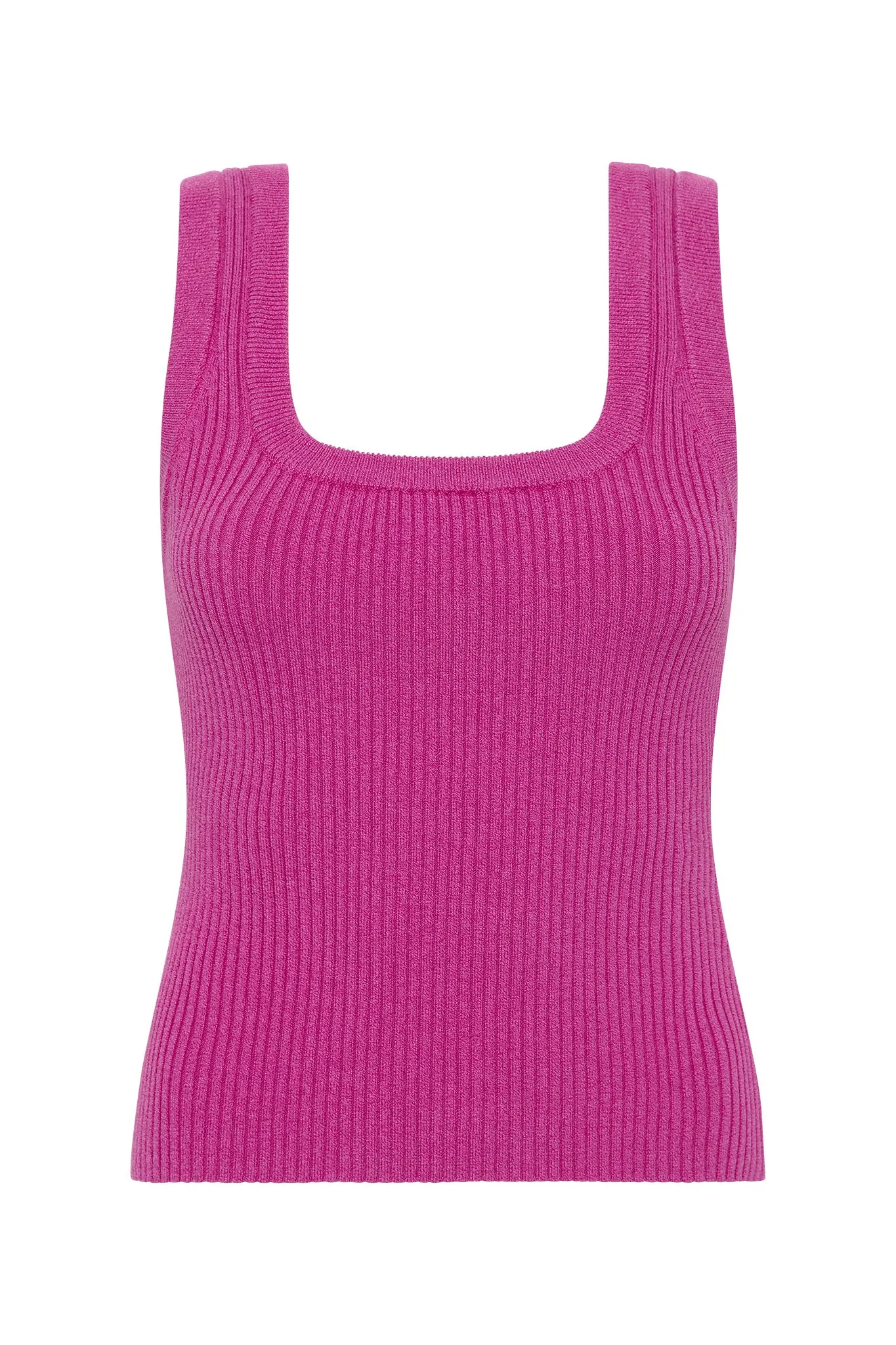 Bronte Scoop Neck Rib Tank