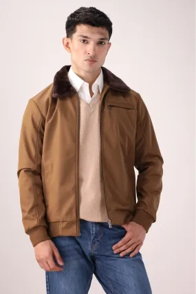 Brown Full-Sleeve Jacket