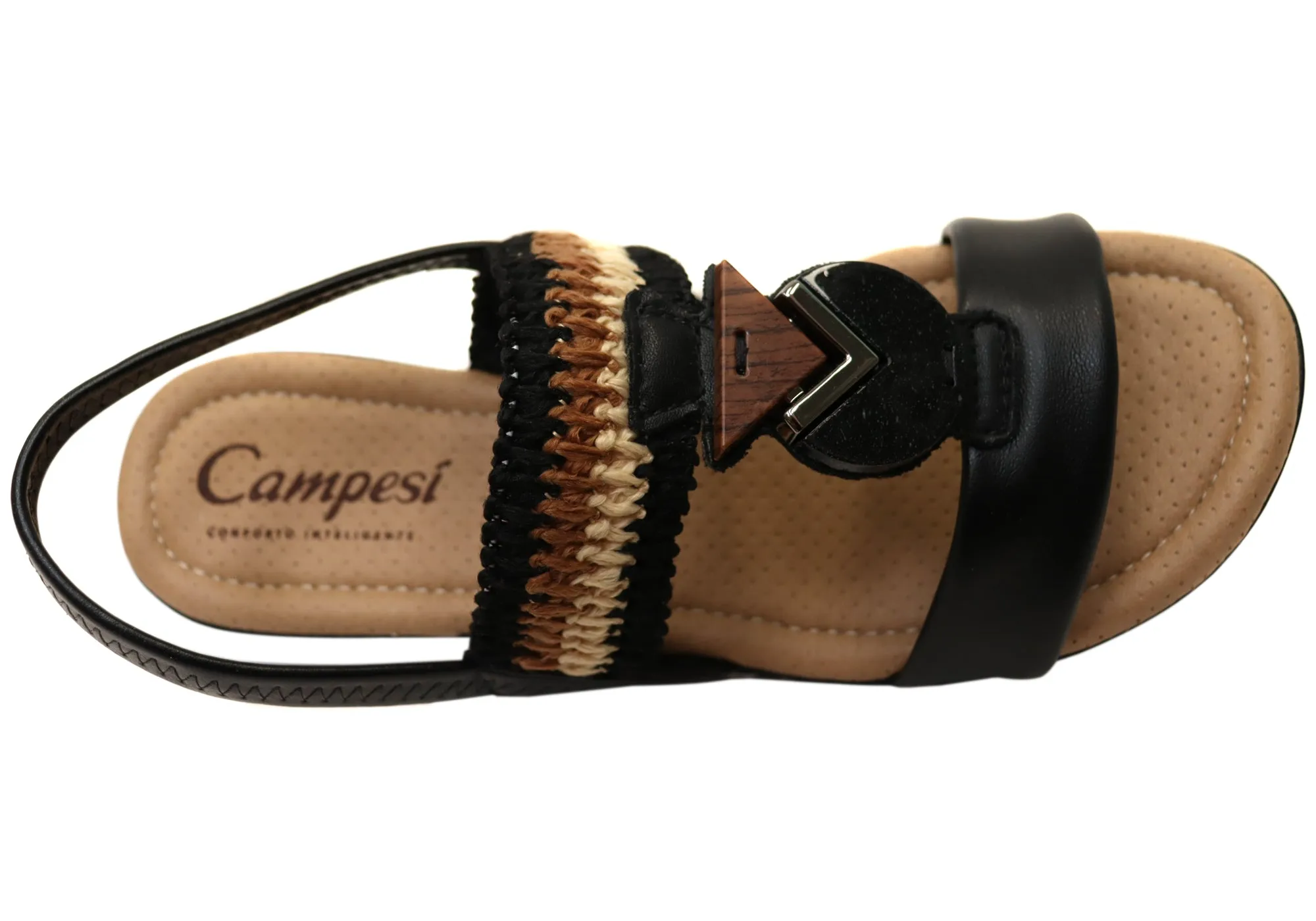 Campesi Harrisa Womens Comfortable Sandals Made In Brazil