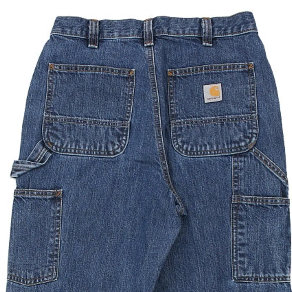 Carhartt Carpenter Trousers - 29W 32L Blue Cotton