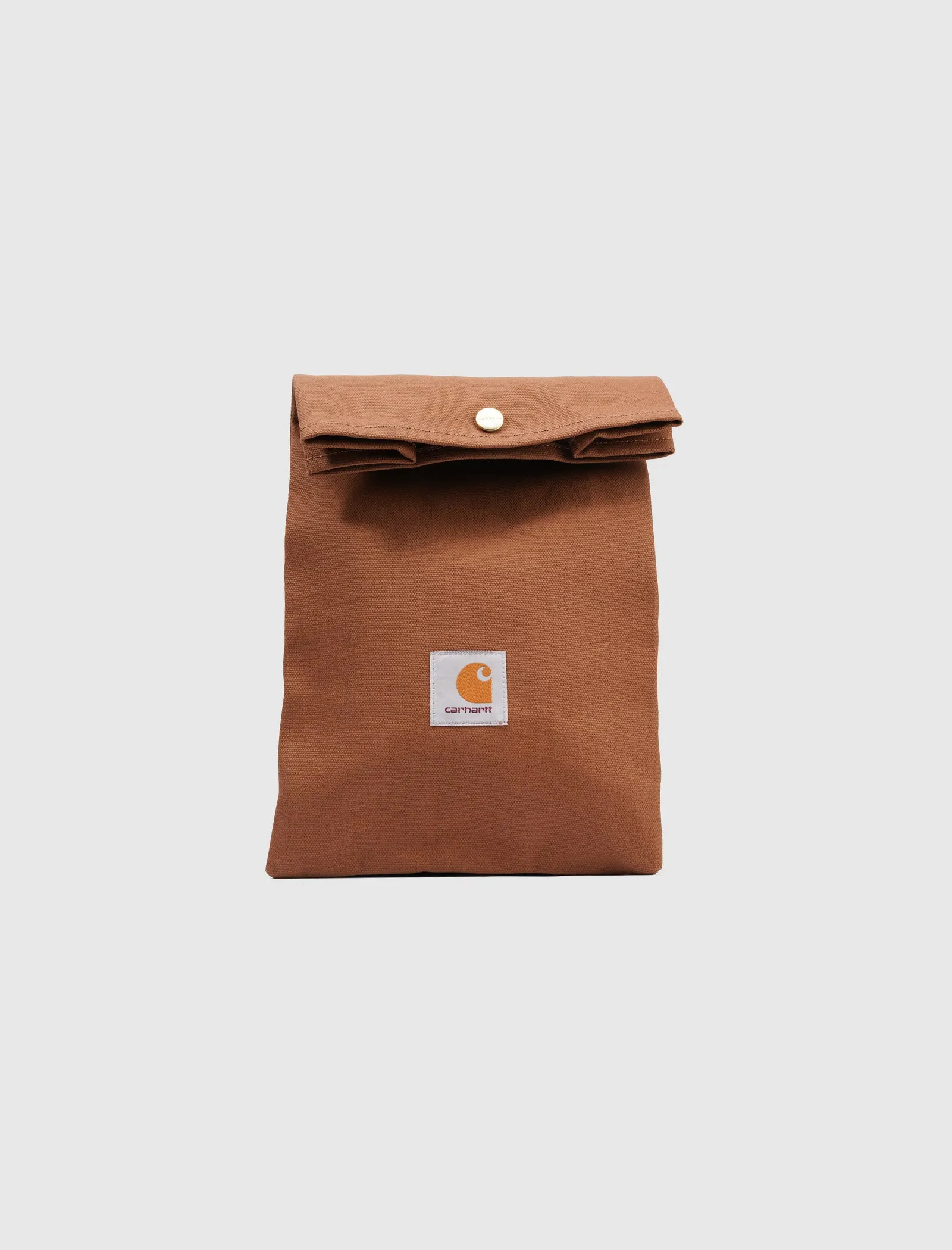 CARHARTT WIP LUNCH BAG   BROWN