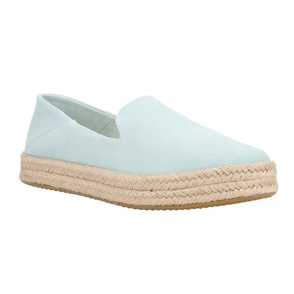 Carolina Platform Espadrille Slip On Flats