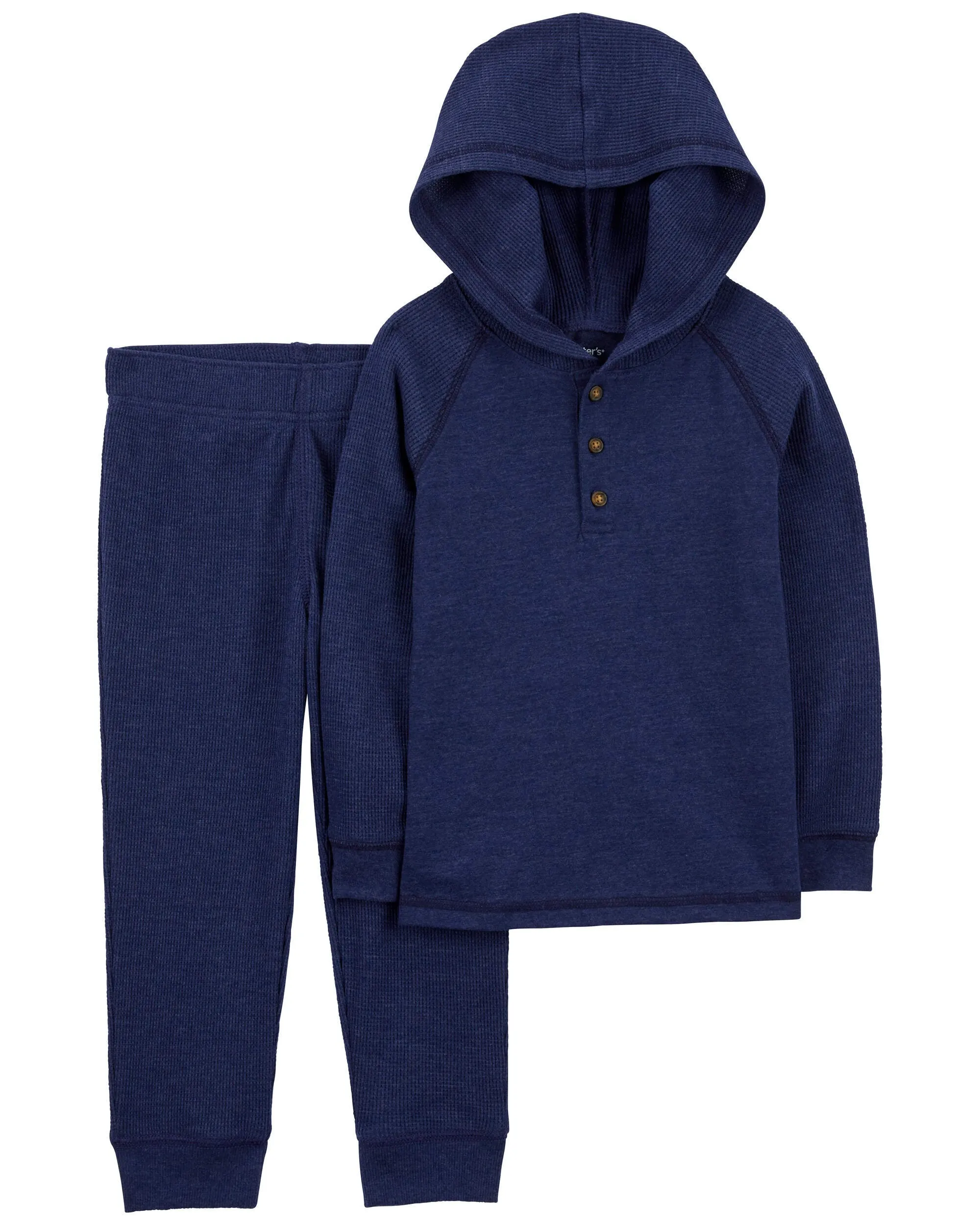 Carter's / OshKosh Baby 2-Piece Thermal Hooded Tee & Jogger Set