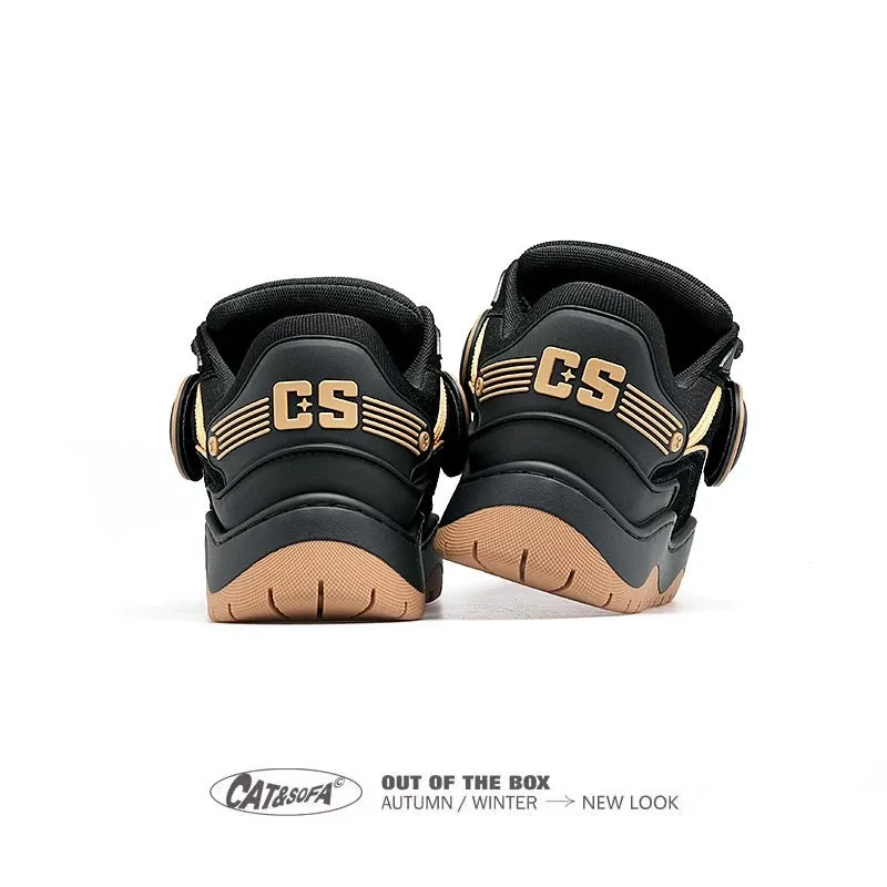 CAT&SOFA/Cat and sofa original headphone shoes national trend retro bread shoes new couple skateboard shoes