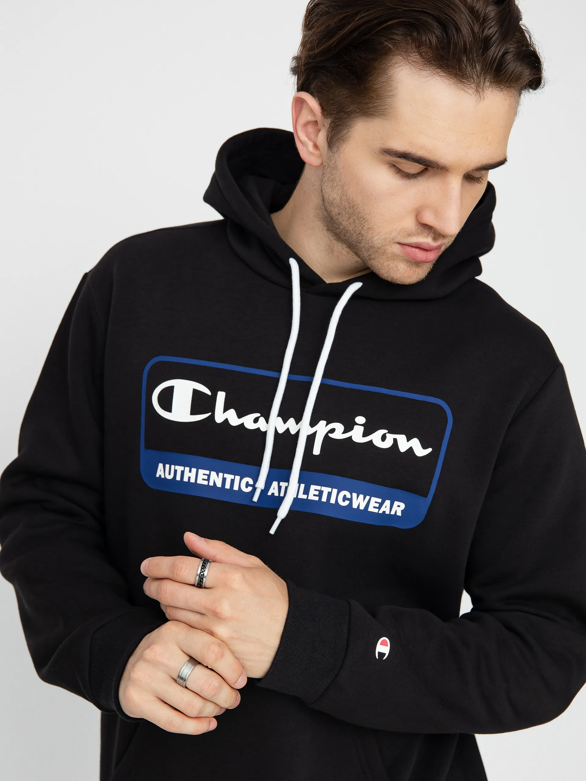 Champion Legacy Hooded Sweatshirt 219161 HD Hoodie (nbk)