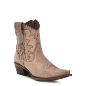 Circle G Ladies' Sand Embroidery Shortie Boot