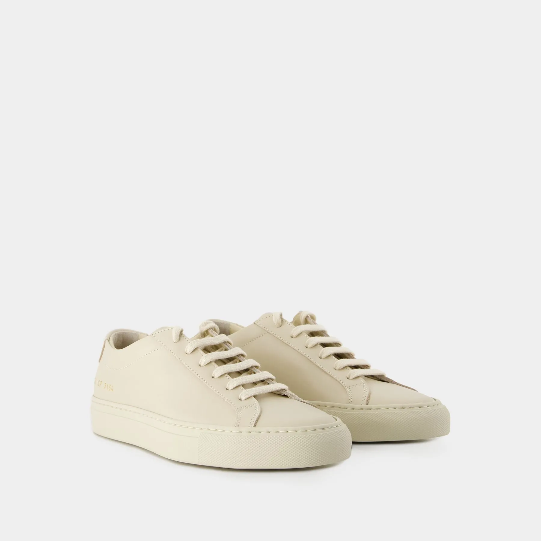 COMMON PROJECTS  Original Achilles Low Sneakers - Common Projects - Leather - Beige