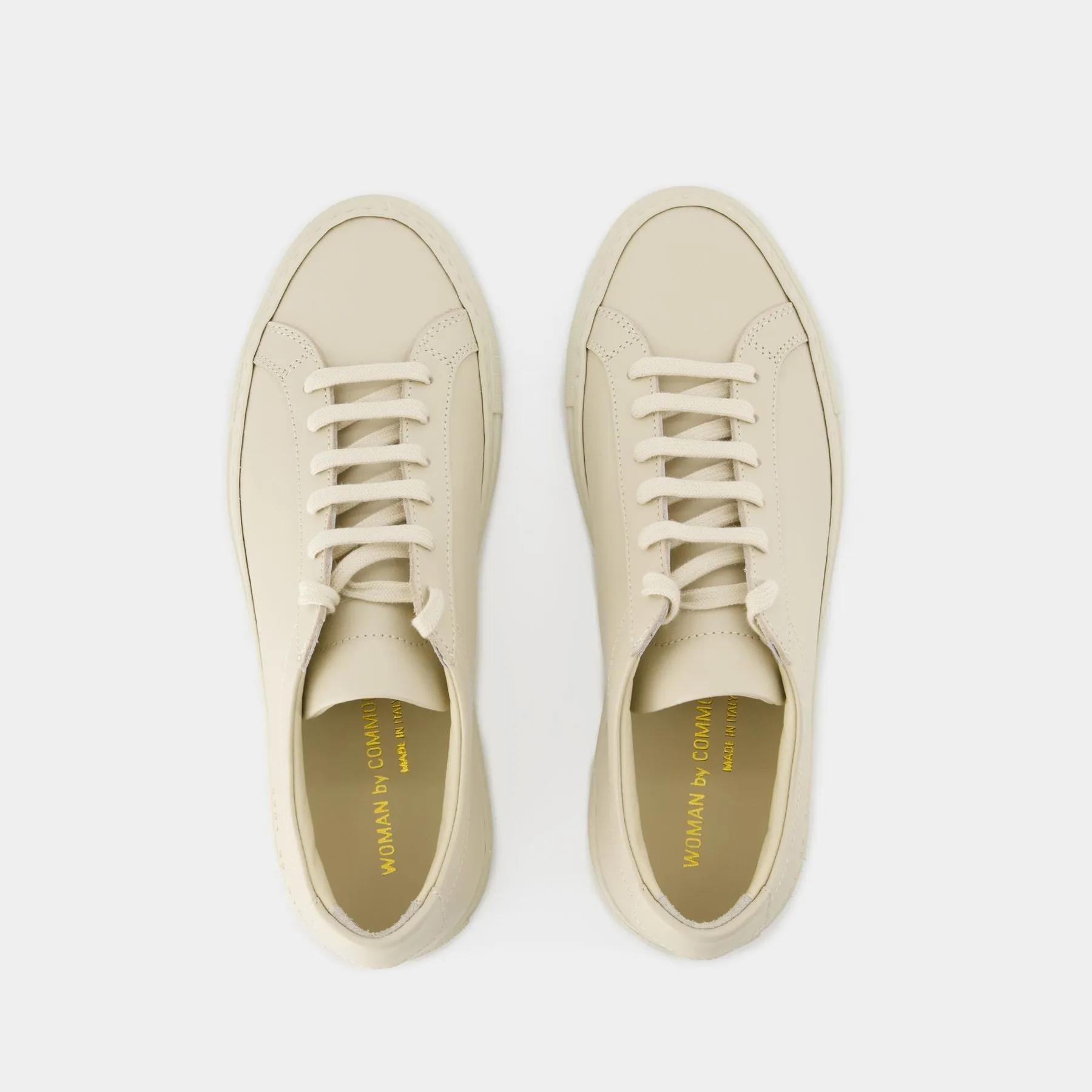 COMMON PROJECTS  Original Achilles Low Sneakers - Common Projects - Leather - Beige