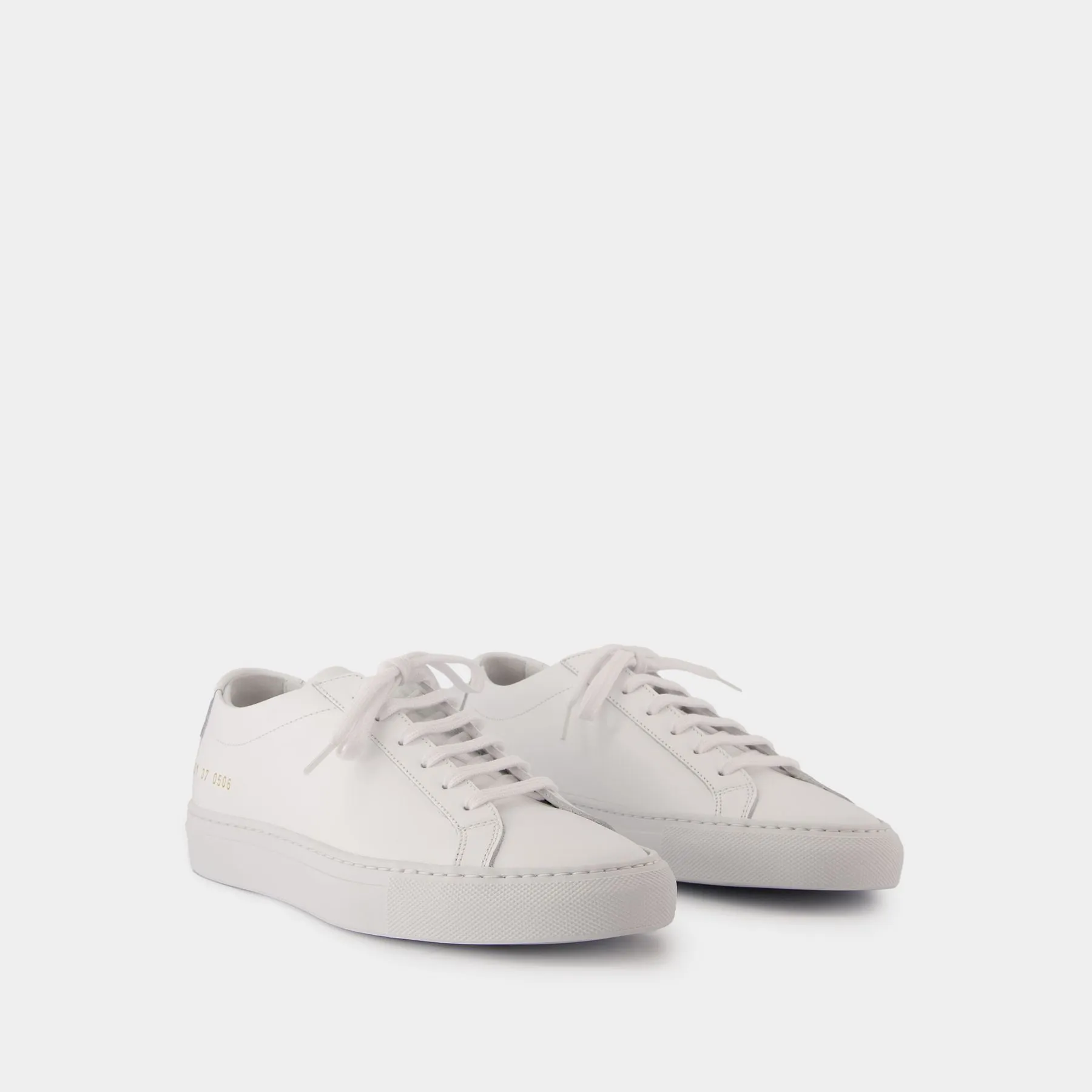 COMMON PROJECTS  Original Achilles Low Sneakers - COMMON PROJECTS - Leather - White