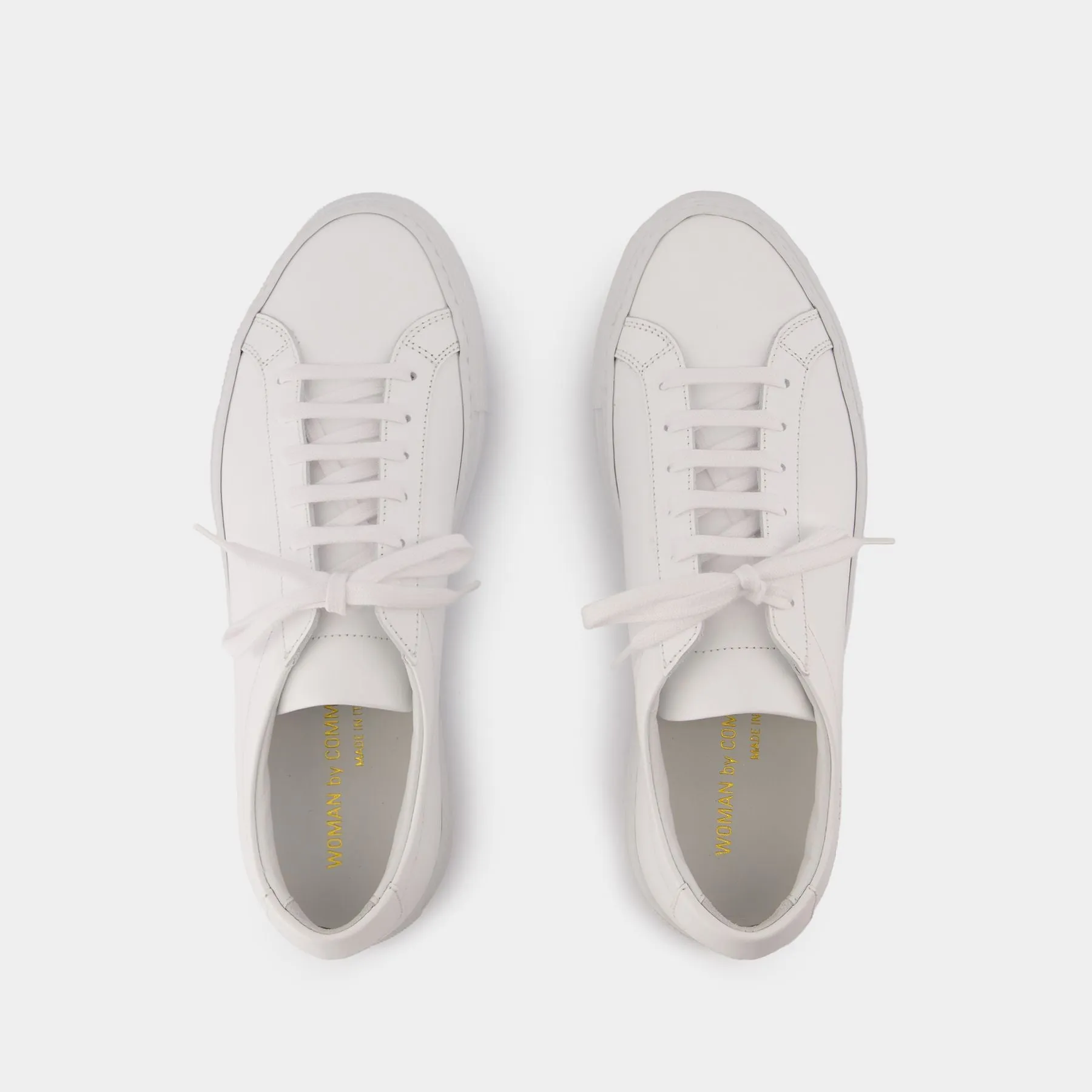 COMMON PROJECTS  Original Achilles Low Sneakers - COMMON PROJECTS - Leather - White