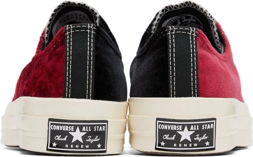 Converse Black & Red Chuck 70 OX Sneakers