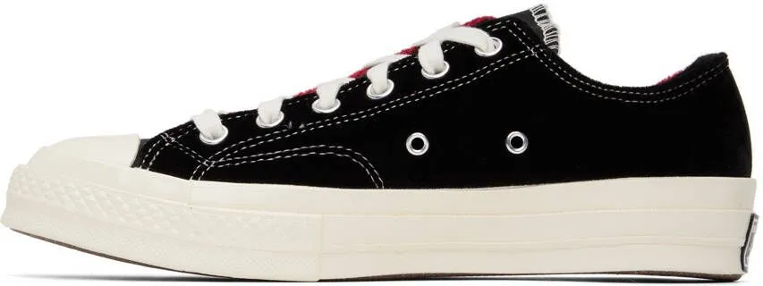 Converse Black & Red Chuck 70 OX Sneakers