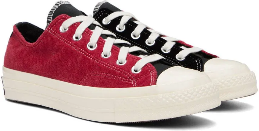 Converse Black & Red Chuck 70 OX Sneakers