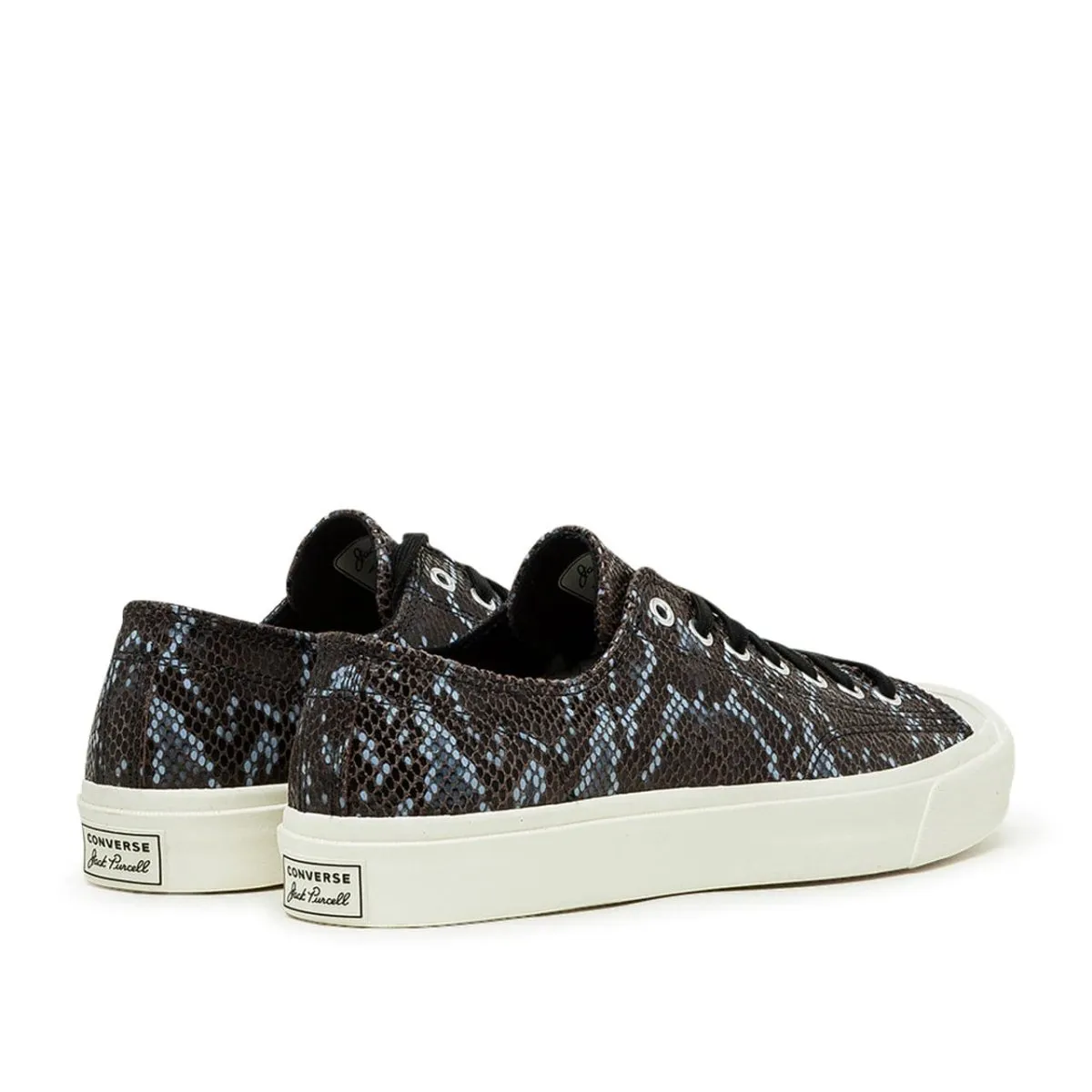 Converse Jack Purcell OX Archive Reptile Low (Black / Blue)