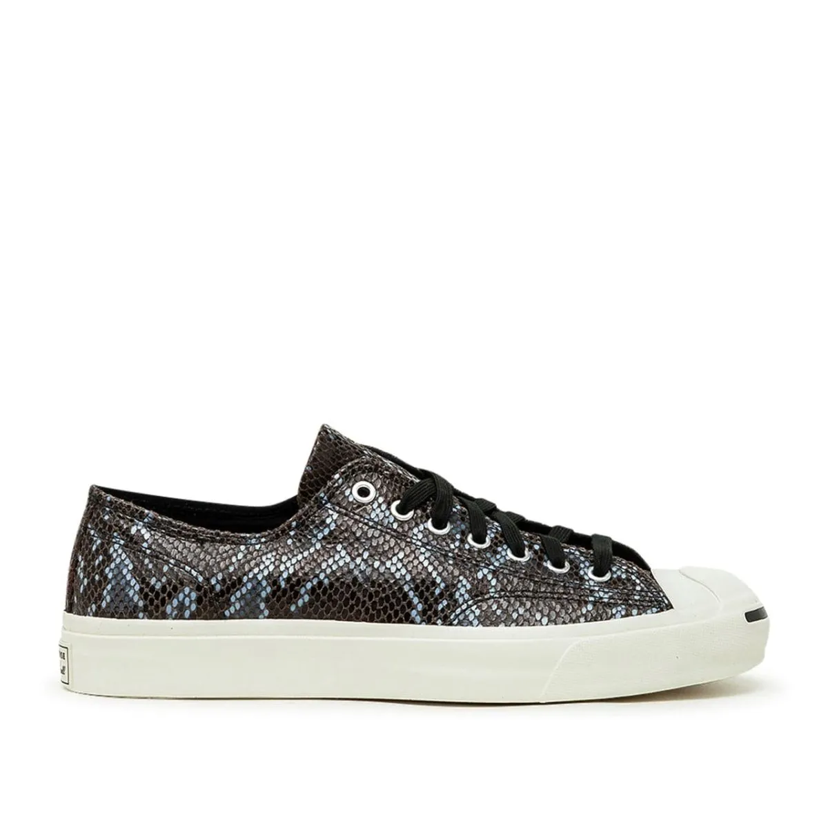 Converse Jack Purcell OX Archive Reptile Low (Black / Blue)