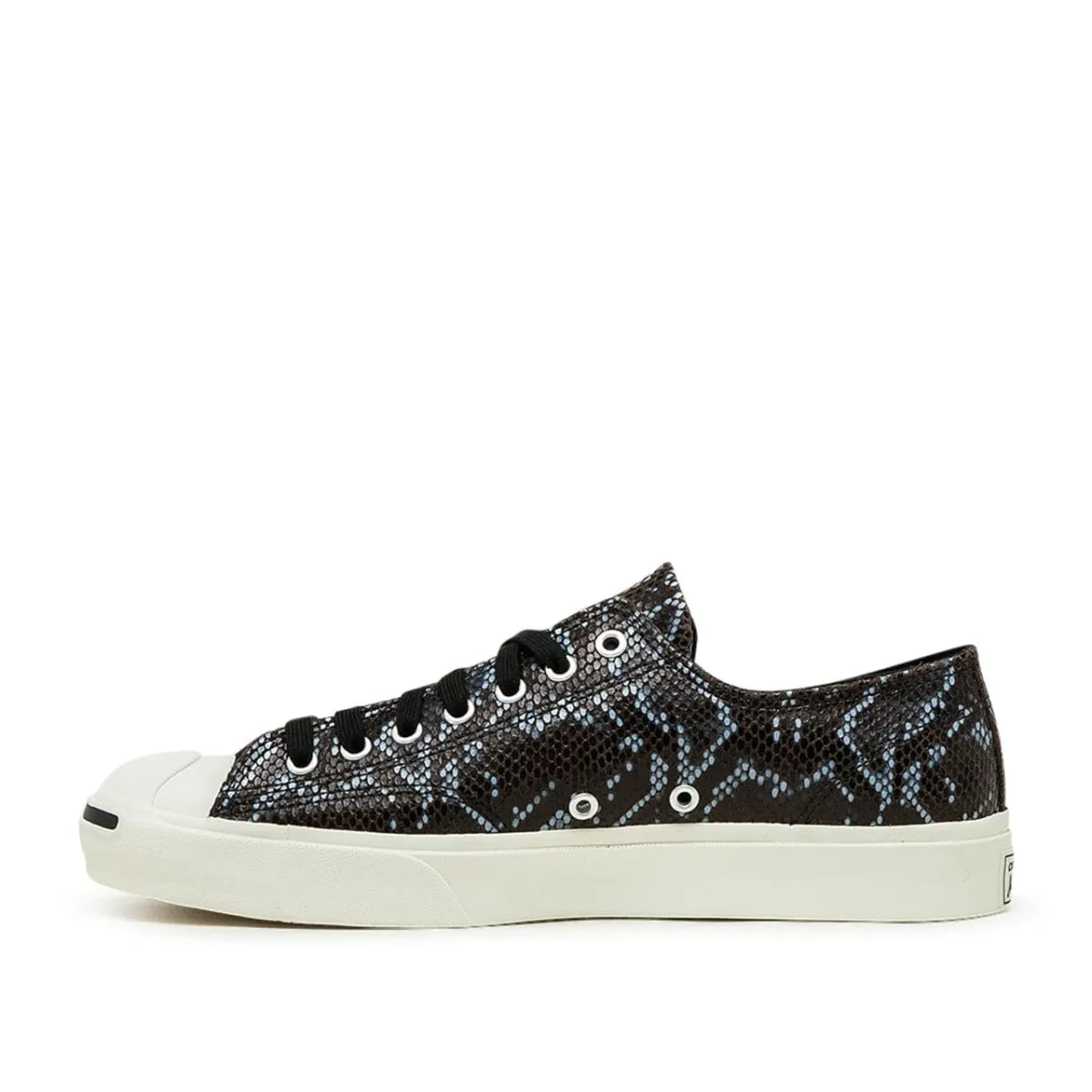 Converse Jack Purcell OX Archive Reptile Low (Black / Blue)