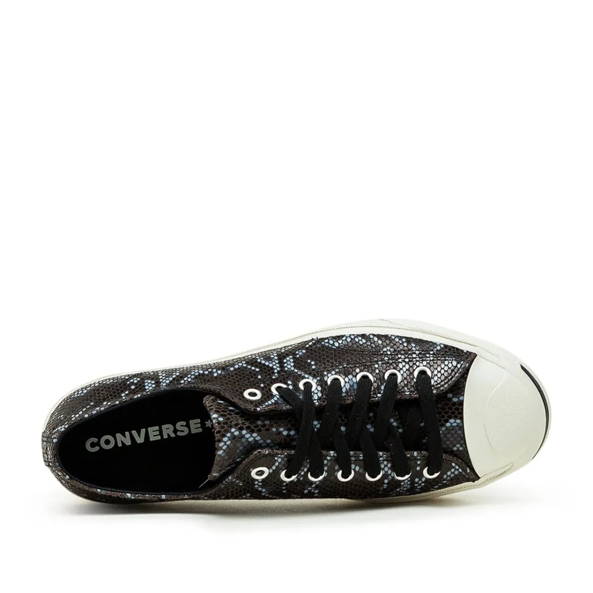 Converse Jack Purcell OX Archive Reptile Low (Black / Blue)