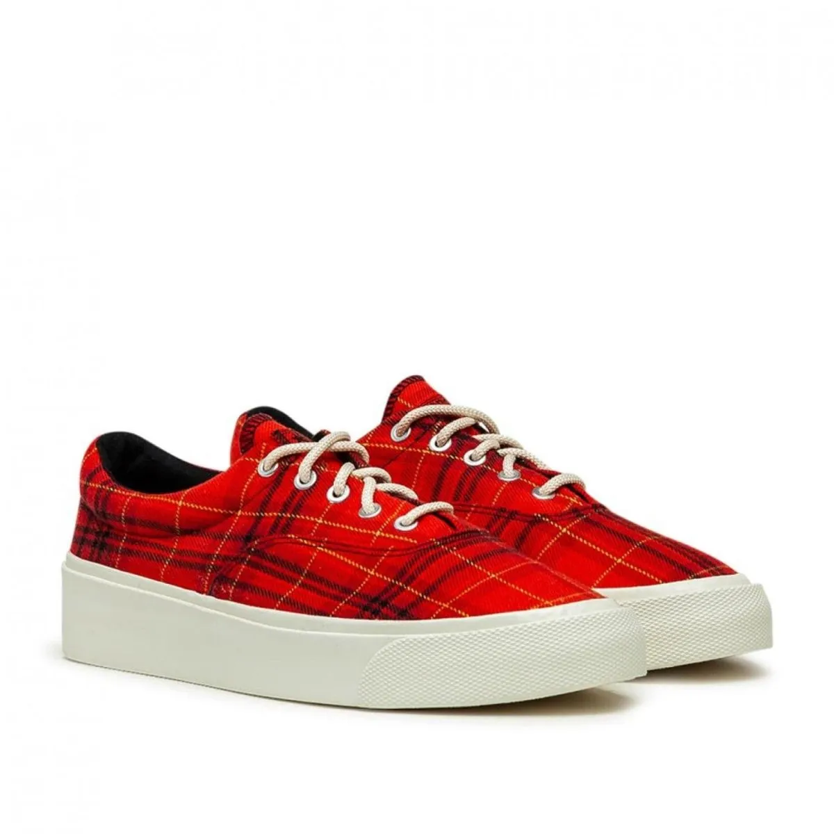 Converse Skid Grip OX 'Twisted Plaid' (Red / Multi)