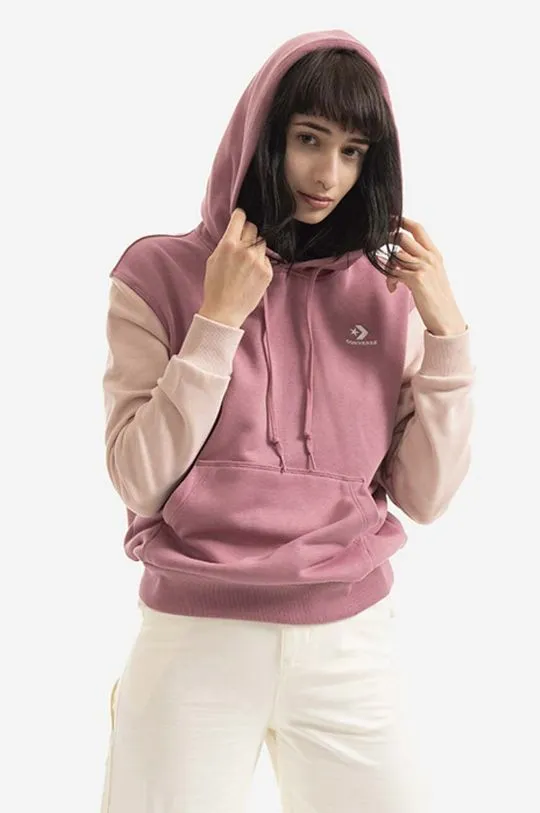 Converse sweatshirt women's pink color